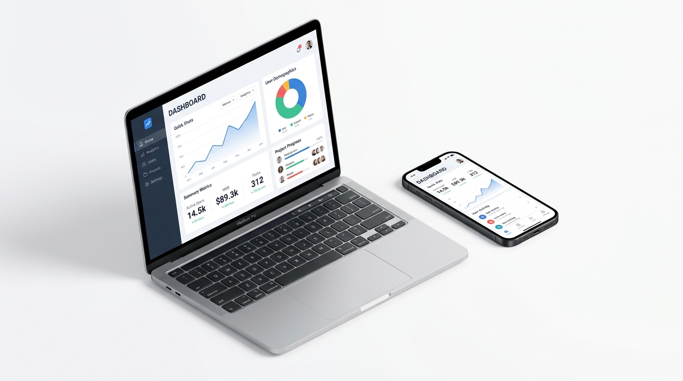 Devices showing dashboard